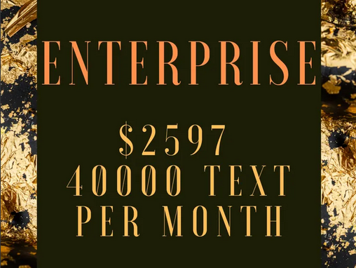 Enterprise ~ 40K text per month