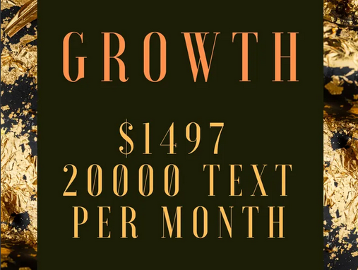 Growth ~ 20K text per month