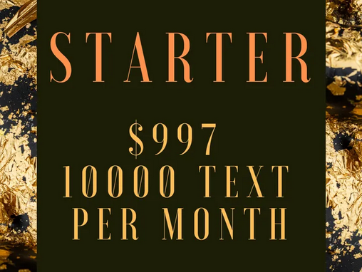 Starter ~ 10K text per month